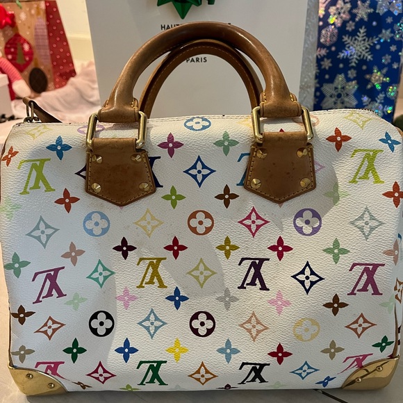 COPY - Louis Vuitton Multicolore Monogram Bag Takashi Murakami edition Speedy 3… - Picture 3 of 14